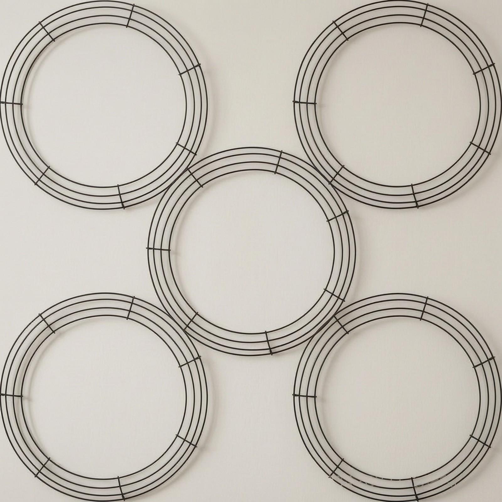 無塗装ワイヤーリースフォーム、カスタムホリデーディスプレイ用 - Wreath Form Wire のレビューと価格