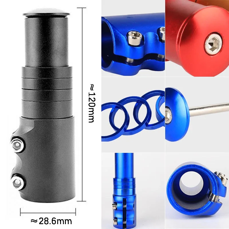 自転車フォークヘッドチューブハイトナー サイクリングアルミ合 - Stem Extender Tube のレビューと価格