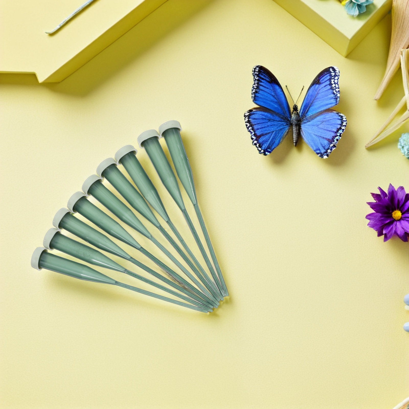 25個入りプラスチック製グリーンフローラルチューブ、長さ5. - Florist Flower Supply のレビューと価格