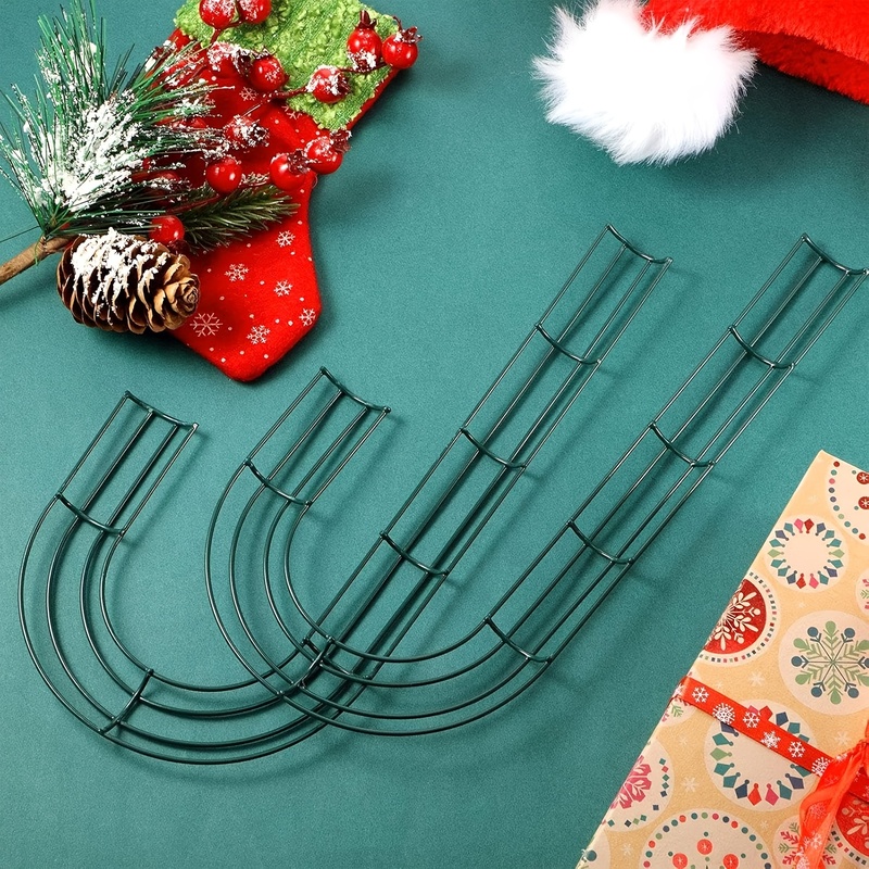J字型金属ワイヤーリースフレーム、クリスマスホリデーの手作り - Wreath Form Wire のレビューと価格