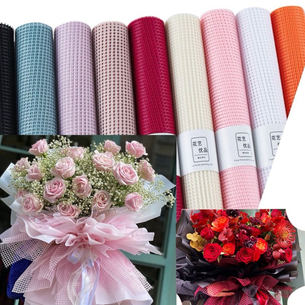幅50cmの生花用包装紙、硬質ヤーンDIYブーケ包装紙、中空 - Florist Supply Paper のレビューと価格