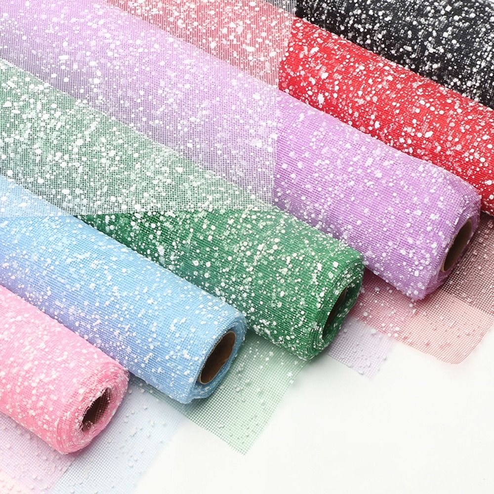 スノーフレーク柄の生花用包装紙、幅50cm、DIYブーケ用、 - Florist Supply Paper のレビューと価格
