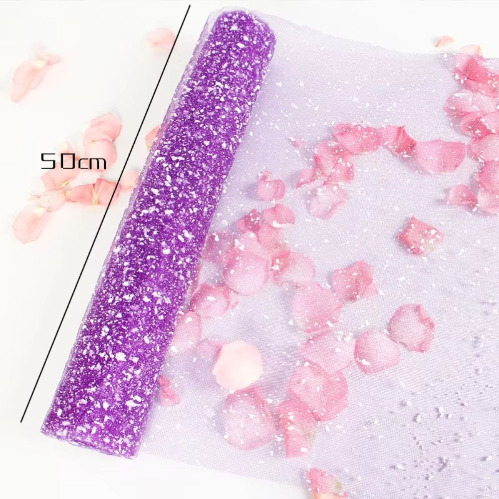 スノーフレーク柄の生花用包装紙、幅50cm、DIYブーケ用、 - Florist Supply Paper のレビューと価格