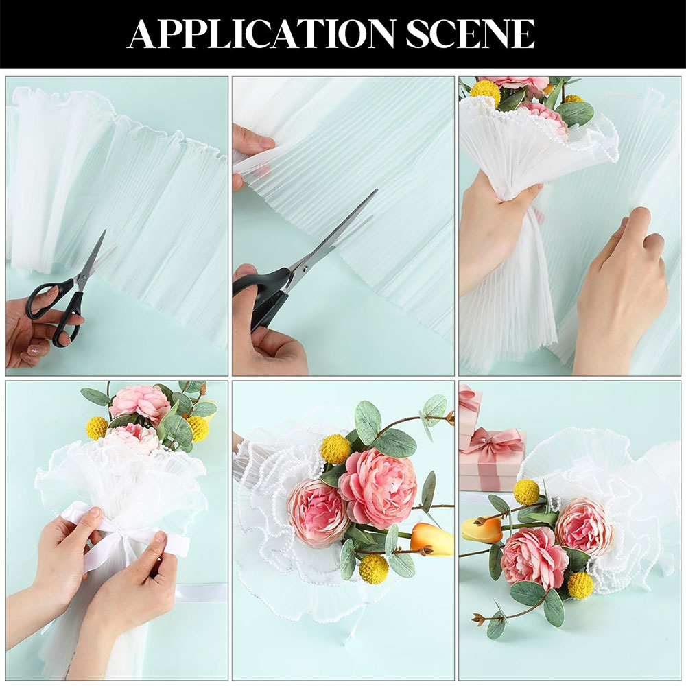 フラワーラッピングペーパー、パールウェーブヤーン、レースメッ - Florist Supply Paper のレビューと価格