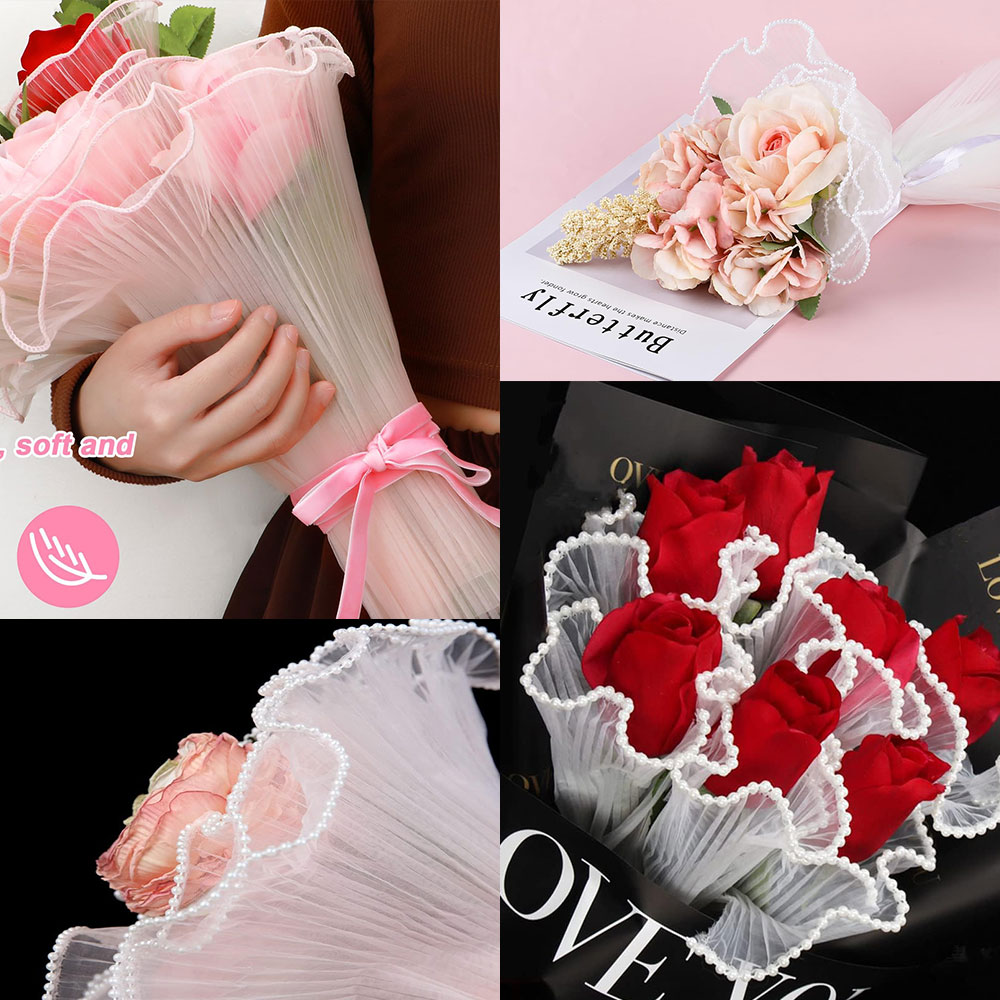 フラワーラッピングペーパー、パールウェーブヤーン、レースメッ - Florist Supply Paper のレビューと価格